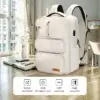⁦תיק גב לאישה למחשב נייד 15.6 אינץ' דגם 9004 תיק בד חדשני ואופנתי⁩ – תמונה ⁦7⁩